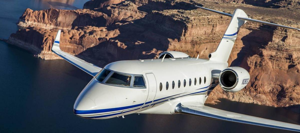 Gulfstream G280 cabin for Atlantic City charter