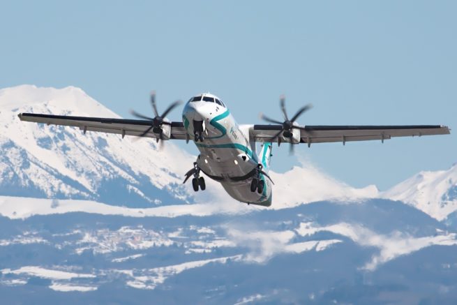 ATR 72F cargo aircraft for Atlantic City charter