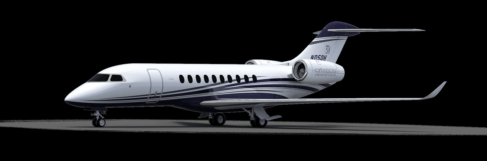 Cessna Citation Hemisphere view for Atlantic City charter
