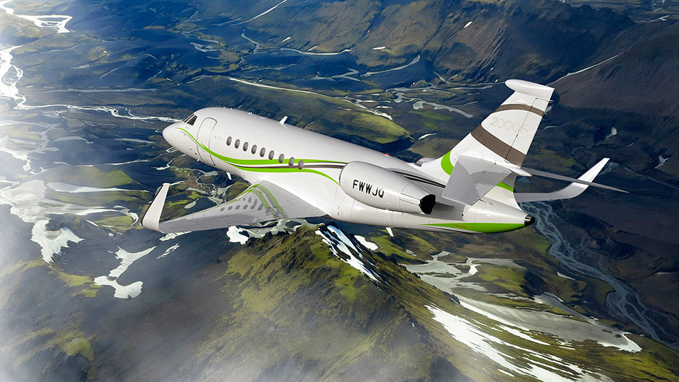 Atlantic City Dassault Falcon 2000S Charter